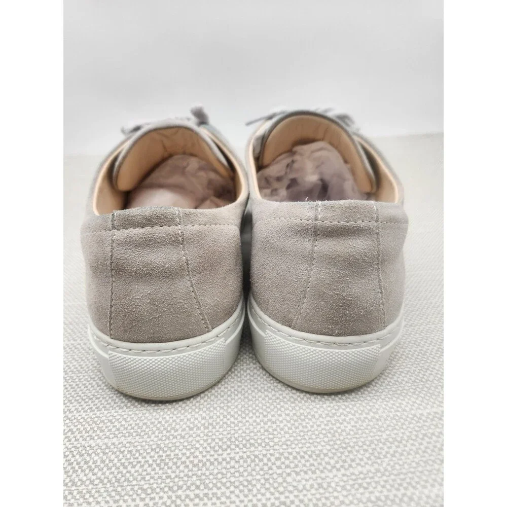 Alex Arigado Cap Toe Sneaker Size 9 Gray Leather Suede Lace Up Casual